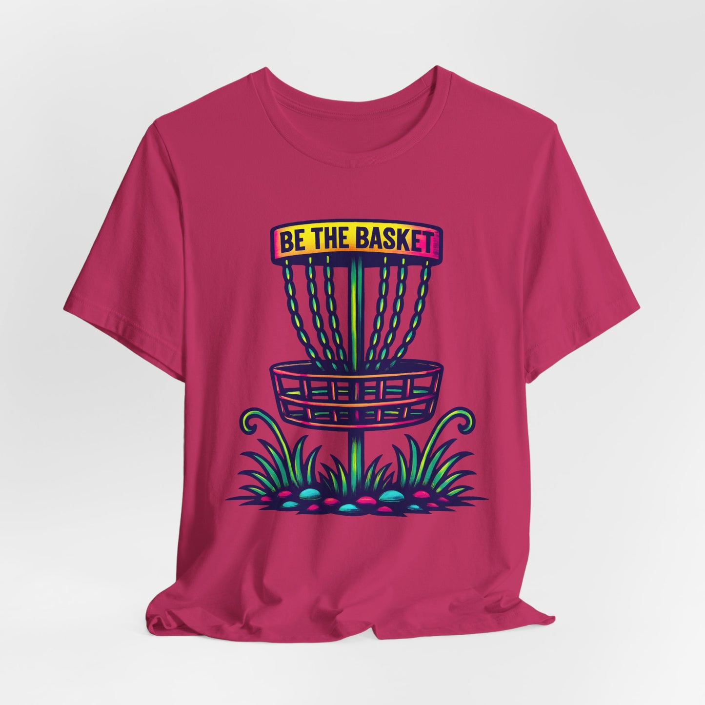 BE THE BASKET Disc Golf Basket Tatoo, Unisex T-Shirt, Disc Golf Shirt