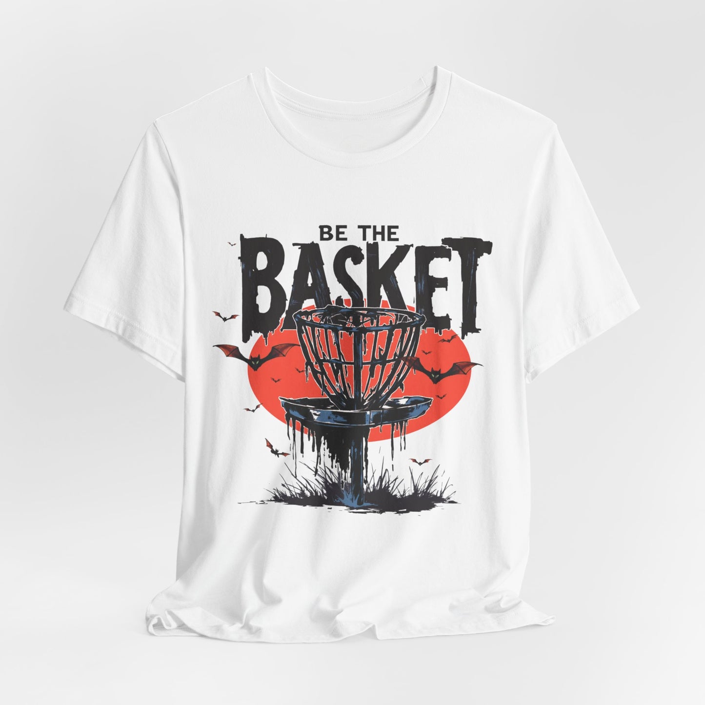 BE THE BASKET Disc Golf Halloween Design 16, Disc Golf Unisex T-Shirt