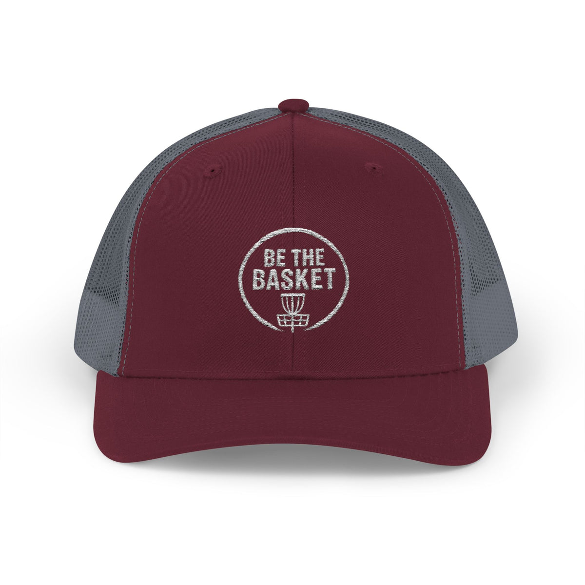BE THE BASKET - 6606 Snapback Trucker Cap — Vintage Disc Golf Hat