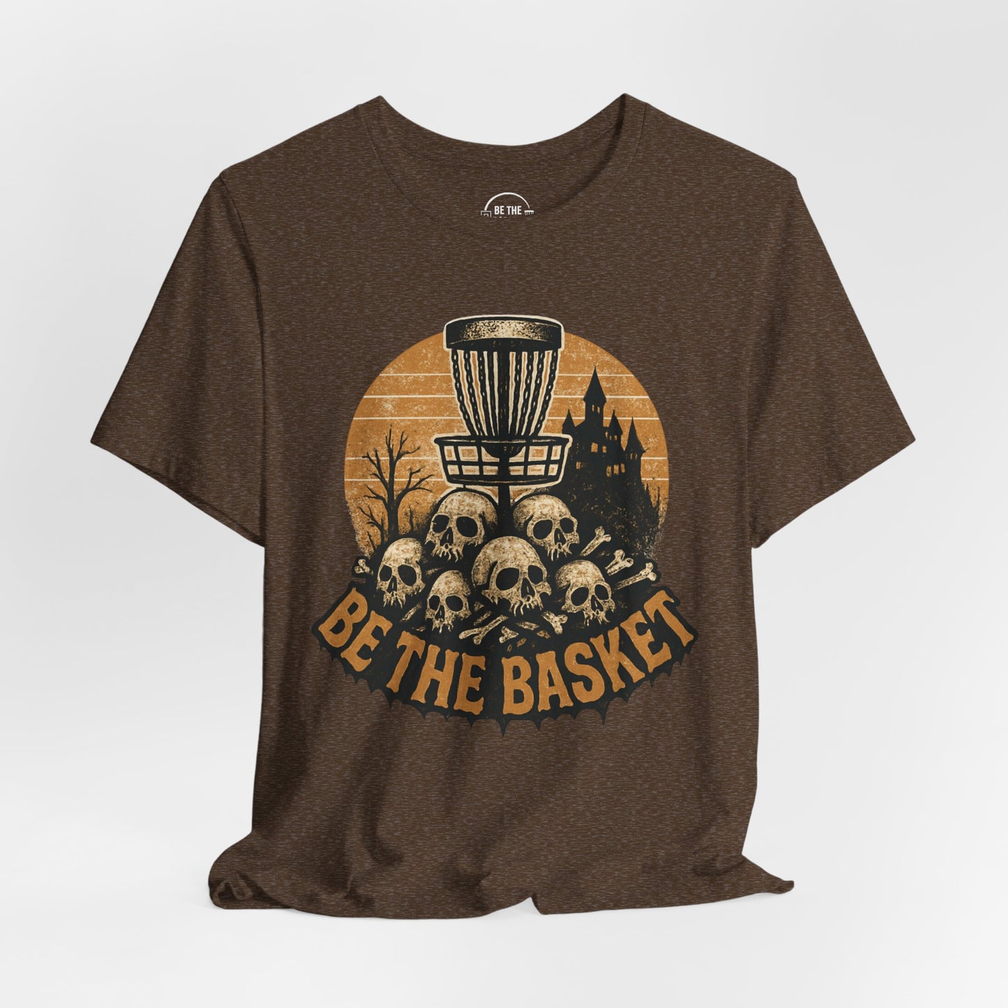 BE THE BASKET Disc Golf Halloween Design 9, Disc Golf Unisex T-Shirt