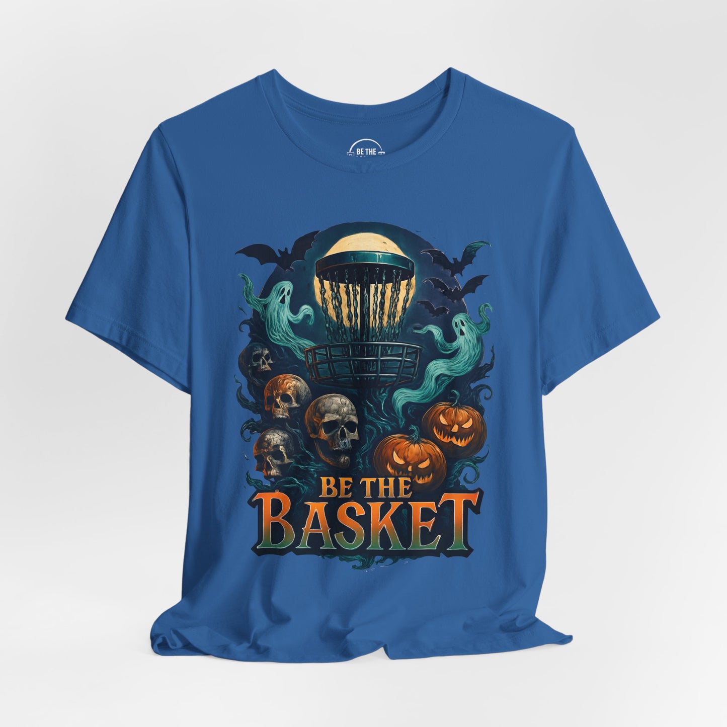 BE THE BASKET Disc Golf Halloween Design 19, Disc Golf Unisex T-Shirt