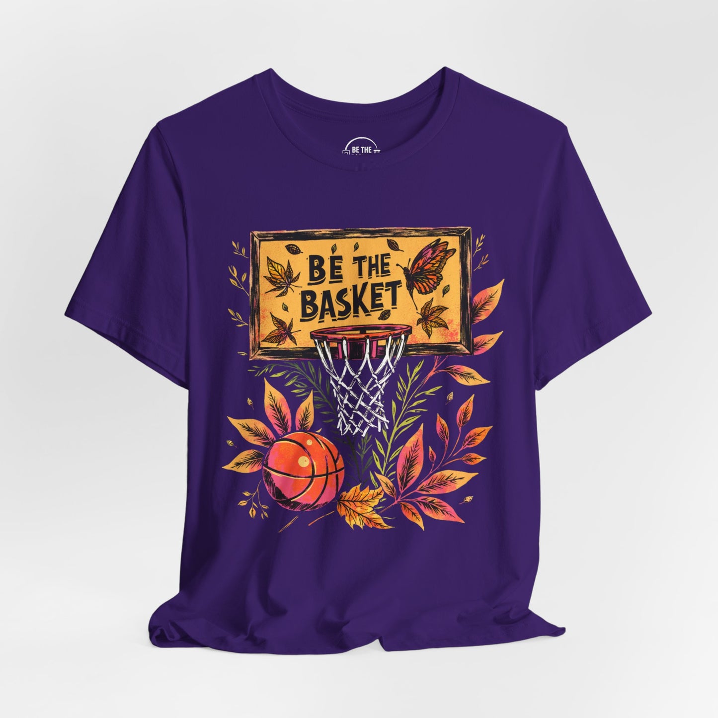 BE THE BASKET Basketball Fall Design 6, Basketball Unisex T-Shirt