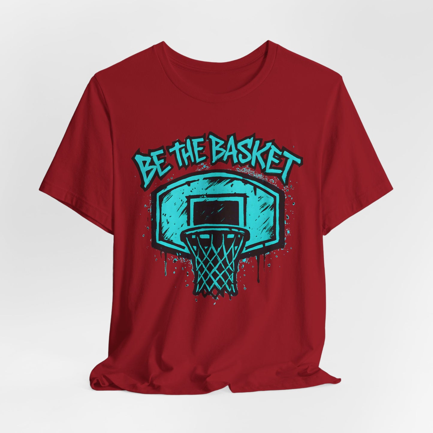 BE THE BASKET Basketball Graffiti Blue 2, Basketball Unisex T-Shirt