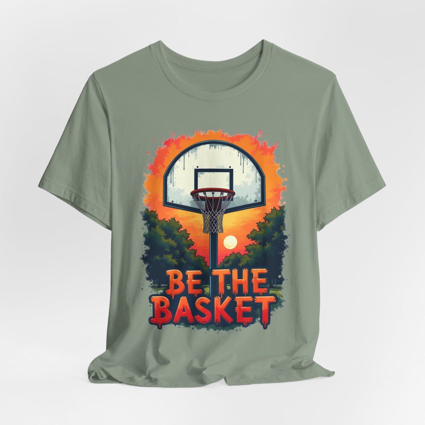 BE THE BASKET Basketball Outdoor 3 Orange Unisex T-Shirt