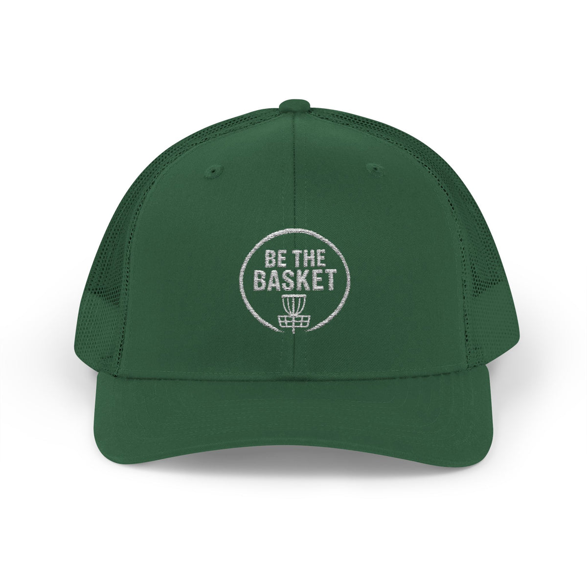 BE THE BASKET - 6606 Snapback Trucker Cap — Vintage Disc Golf Hat