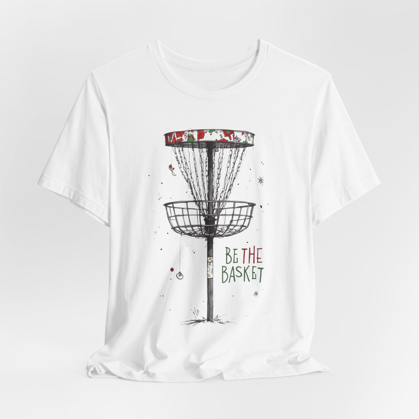BE THE BASKET Disc Golf Christmas 13 - Disc Golf Unisex T-Shirt