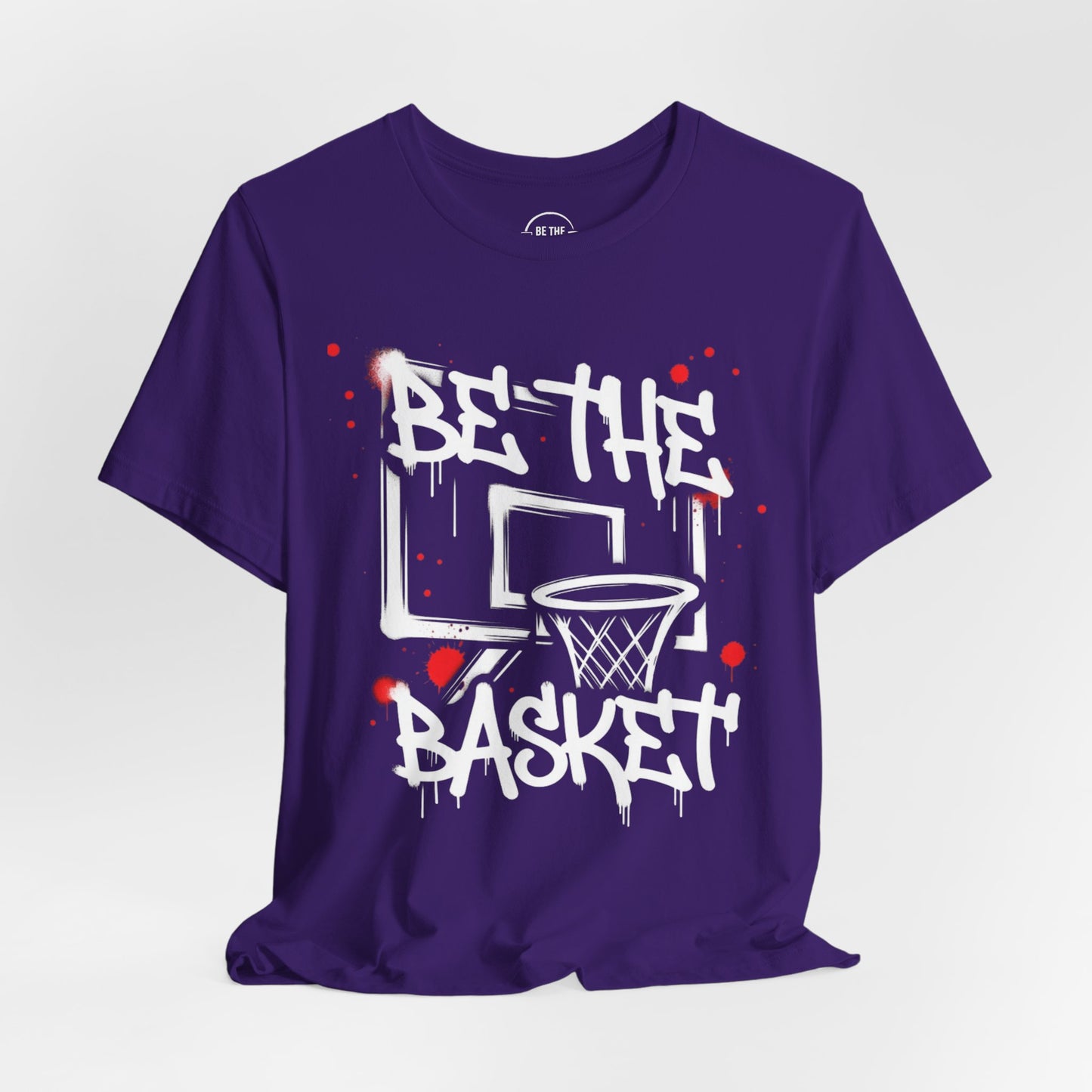 BE THE BASKET Basketball Graffiti Design 1 , Unisex Disc Golf T-Shirt