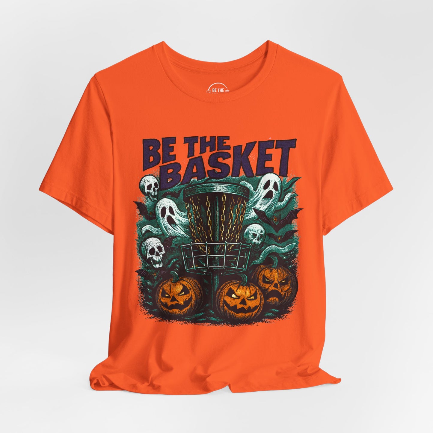 BE THE BASKET Disc Golf Halloween Design 18, Disc Golf Unisex T-Shirt