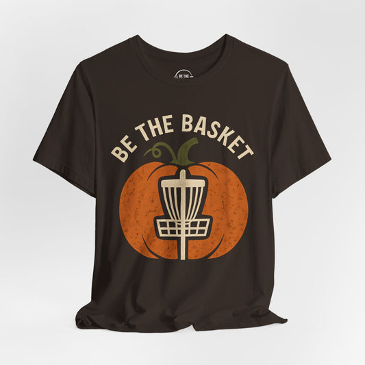 BE THE BASKET Disc Golf Pumpkin, Disc Golf Unisex T-Shirt
