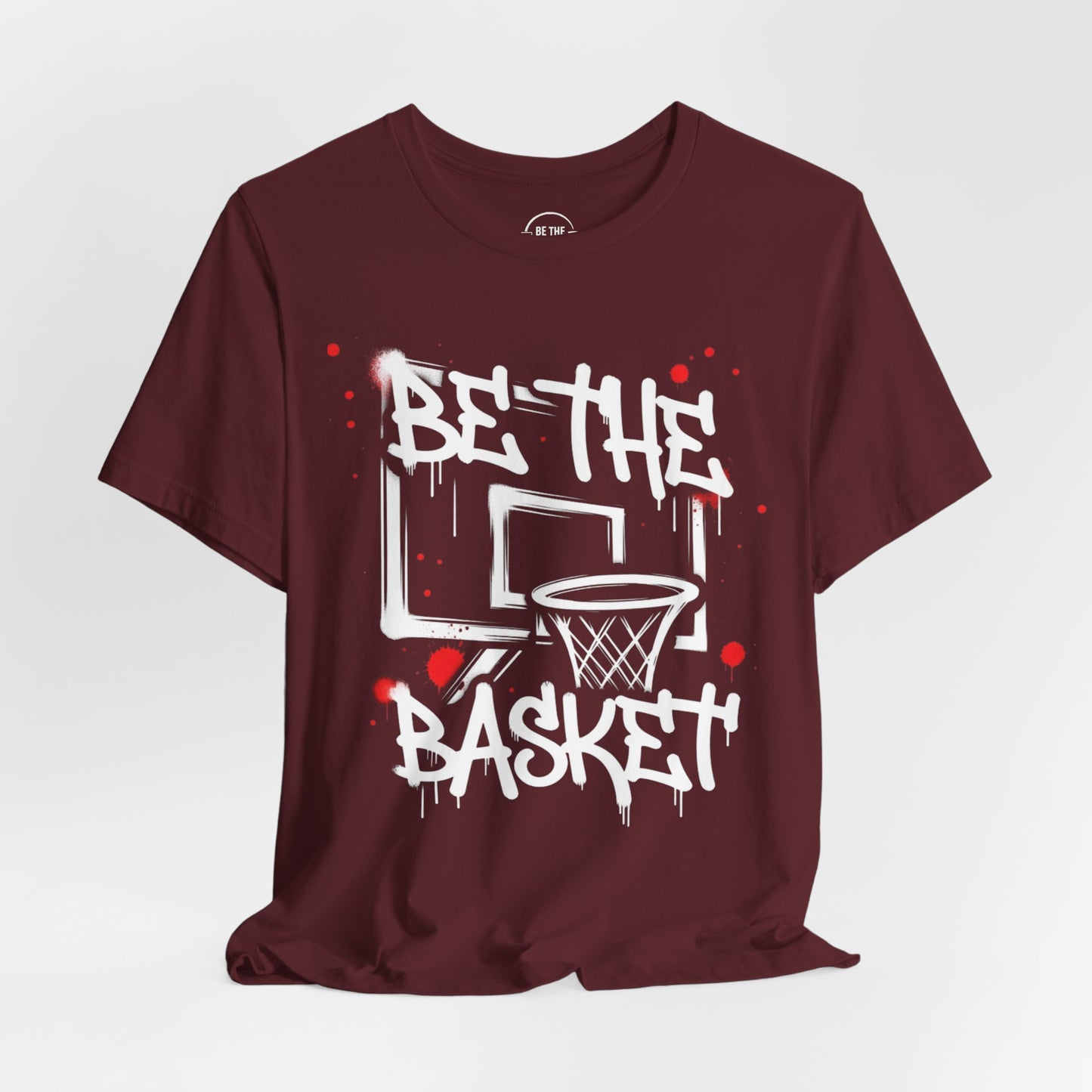 BE THE BASKET Basketball Graffiti Design 1 , Unisex Disc Golf T-Shirt