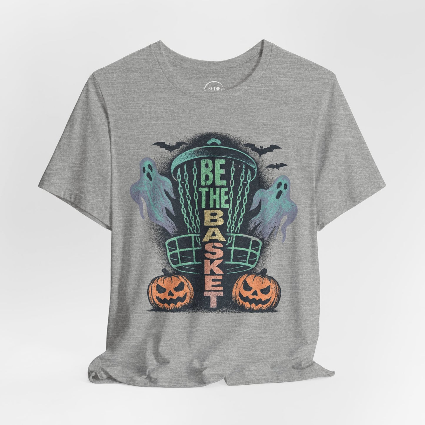 BE THE BASKET Disc Golf Halloween Design 17, Disc Golf Unisex T-Shirt