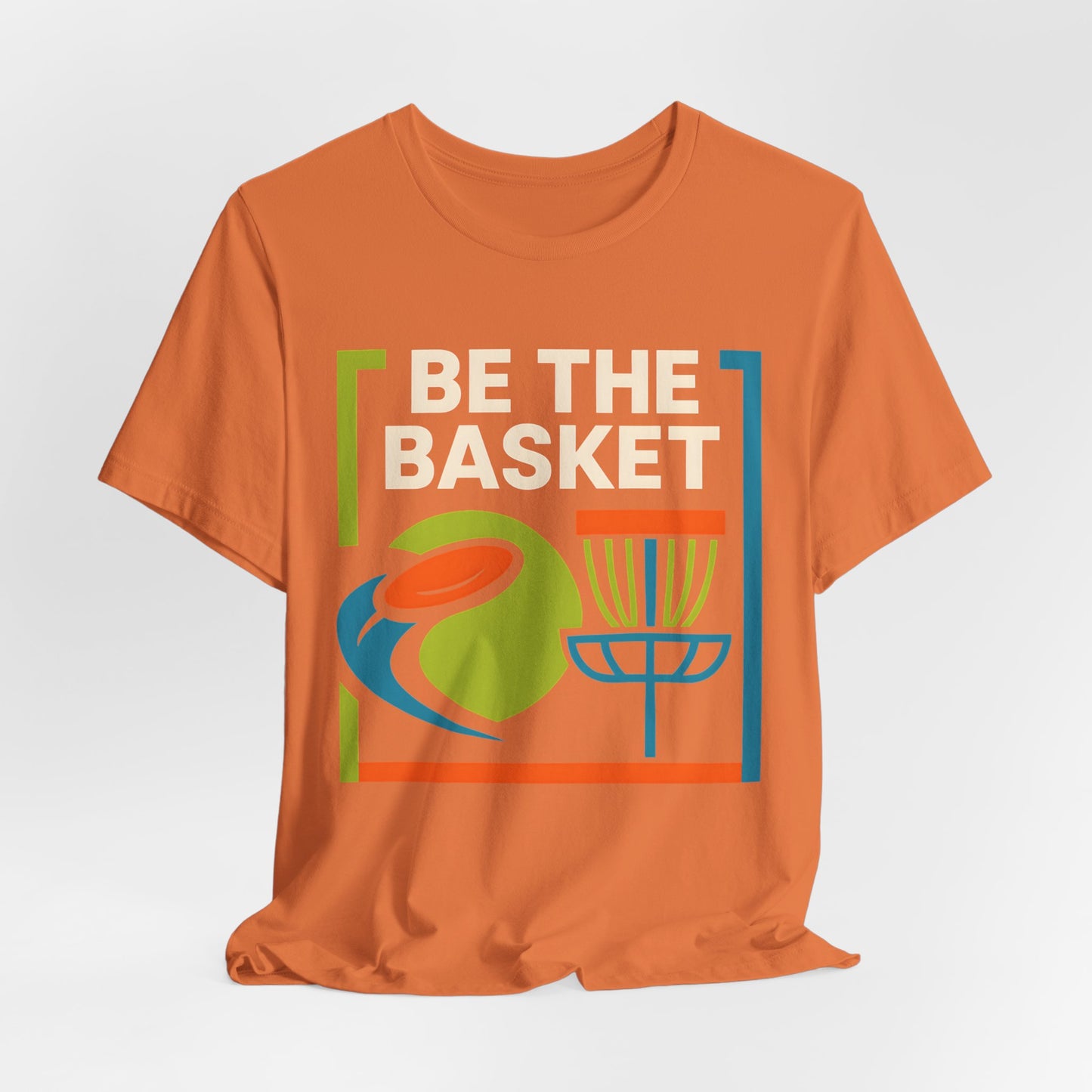 BE THE BASKET Disc Golf Basket Abstract 8, Unisex T-Shirt