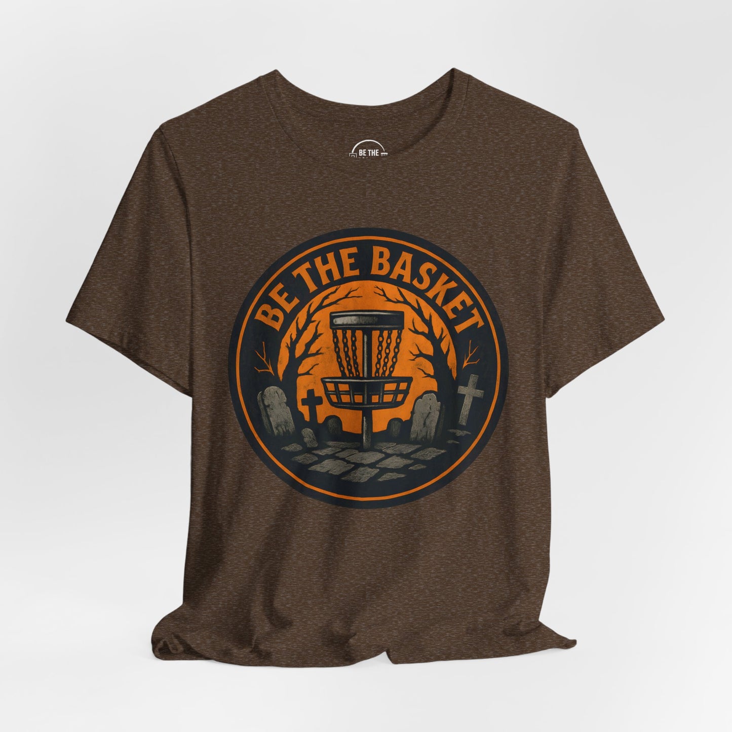 BE THE BASKET Disc Golf Halloween Design 10, Disc Golf Unisex T-Shirt