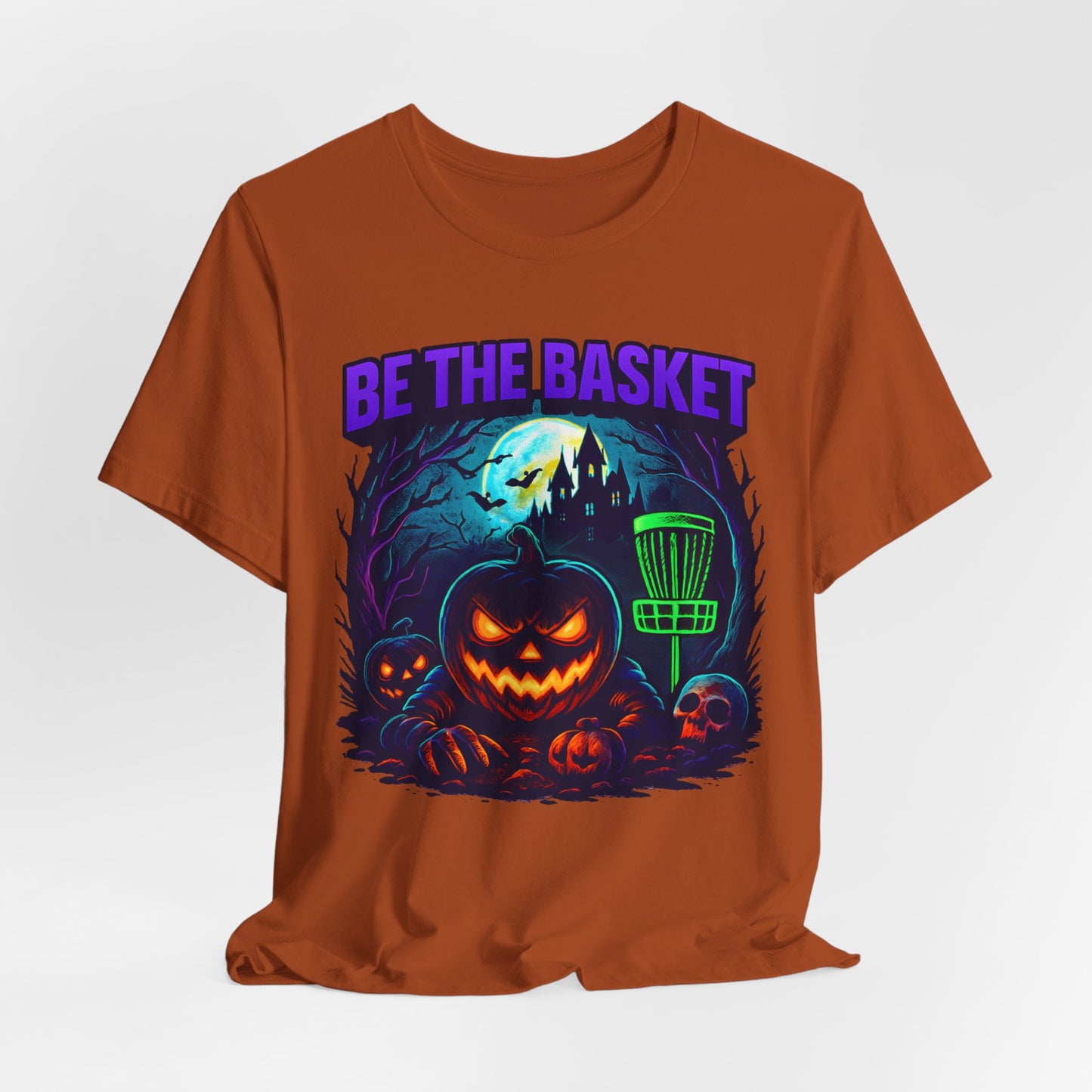 BE THE BASKET Disc Golf Halloween 4, Disc Golf Unisex T-Shirt