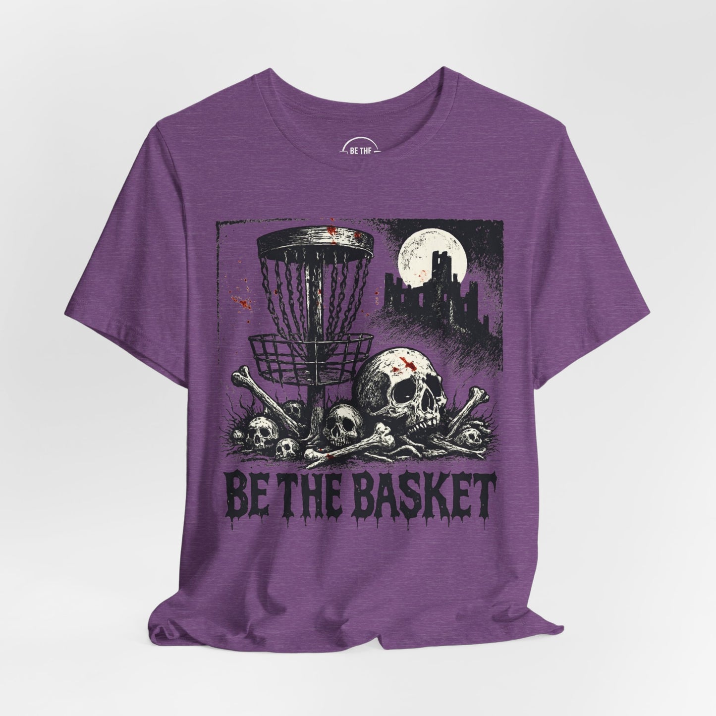 BE THE BASKET Disc Golf Halloween Design 6, Disc Golf Unisex T-Shirt