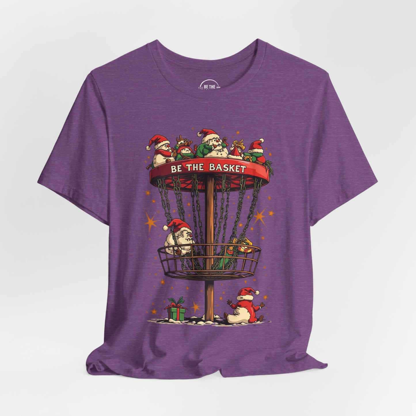 BE THE BASKET Disc Golf Christmas 12 - Disc Golf Unisex T-Shirt