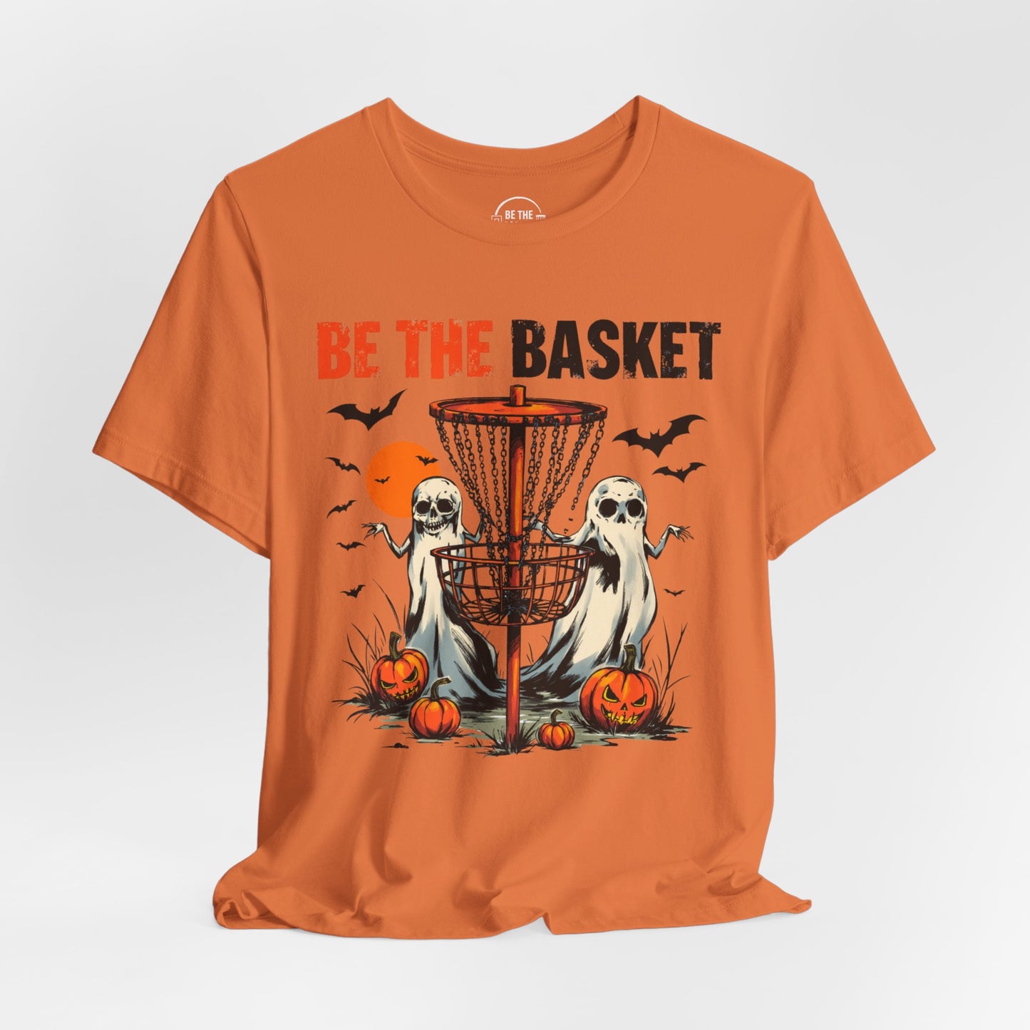 BE THE BASKET Disc Golf Halloween Design 11, Disc Golf Unisex T-Shirt