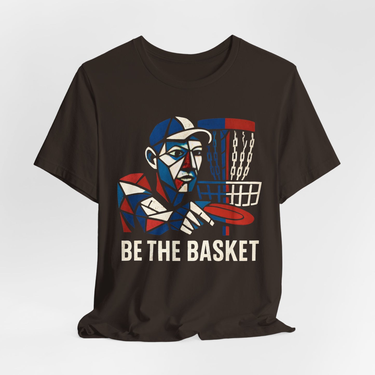 BE THE BASKET Disc Golf Picasso 1, Unisex T-Shirt, Disc Golf Shirt