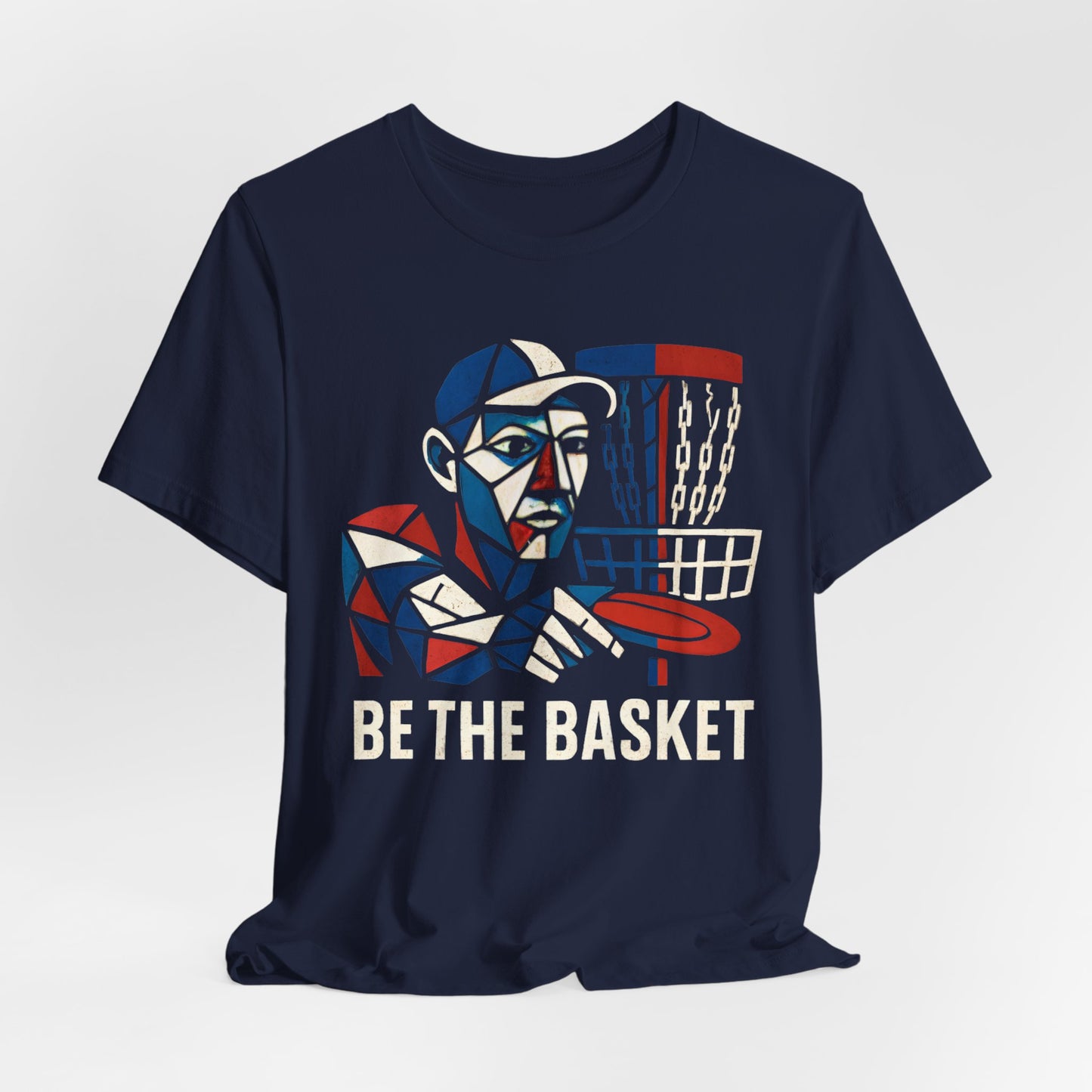 BE THE BASKET Disc Golf Picasso 1, Unisex T-Shirt, Disc Golf Shirt