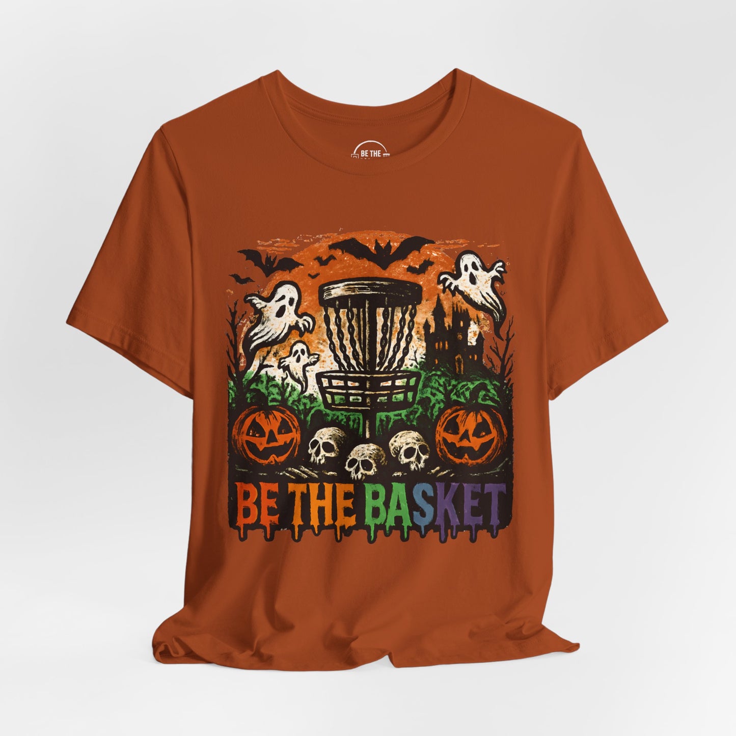BE THE BASKET Disc Golf Halloween Design 20, Disc Golf Unisex T-Shirt