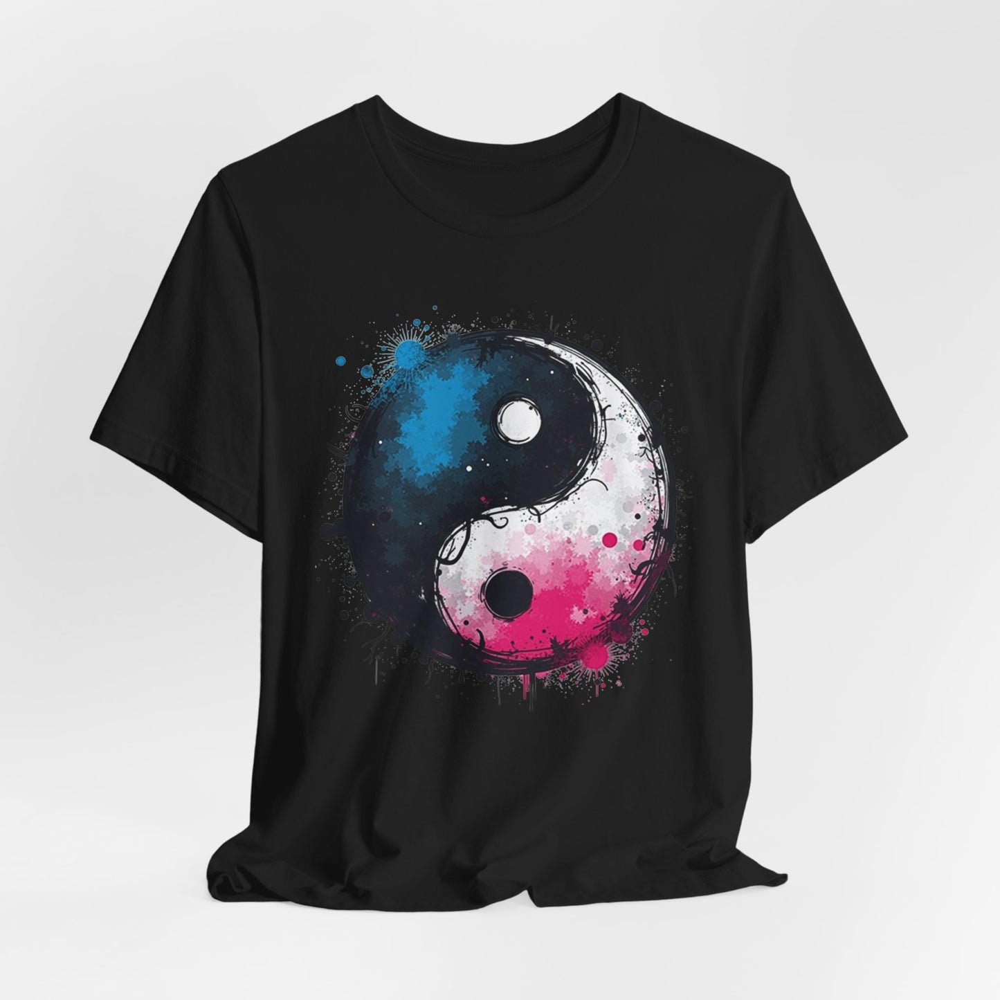 Ying Yang Graffiti Design , Unisex T-Shirt, Disc Golf Shirt