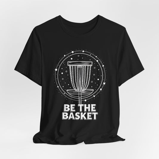 BE THE BASKET Disc Golf Space 3, Unisex T-Shirt