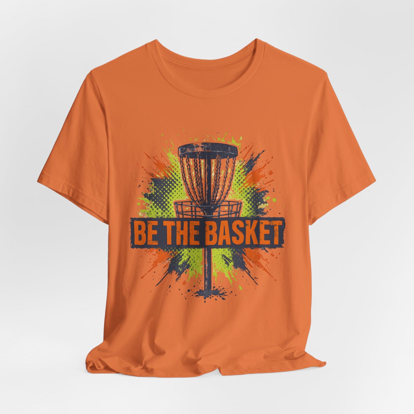 BE THE BASKET Disc Golf Basket Graffiti 7, Unisex T-Shirt