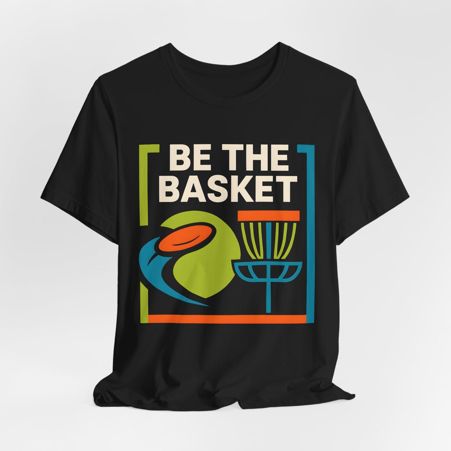 BE THE BASKET Disc Golf Basket Abstract 8, Unisex T-Shirt