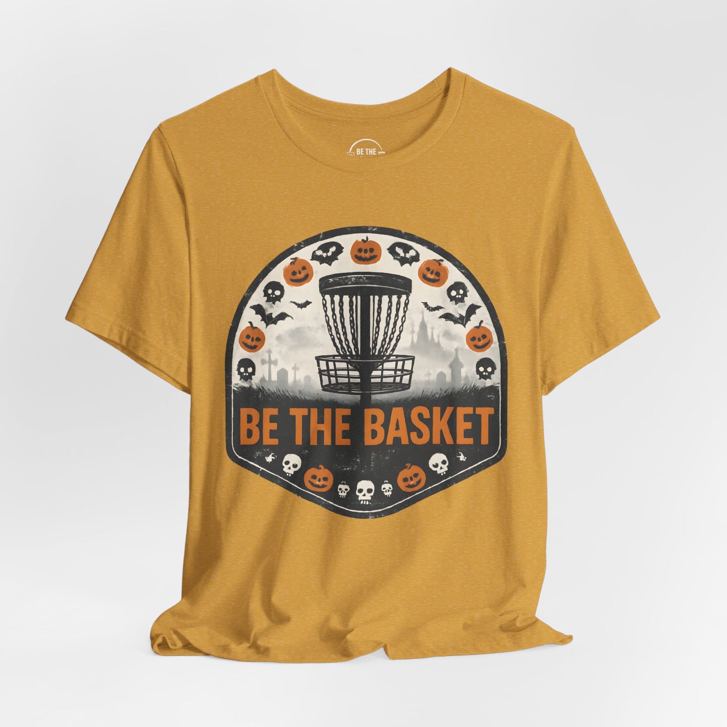 BE THE BASKET Disc Golf Halloween Design 21, Disc Golf Unisex T-Shirt