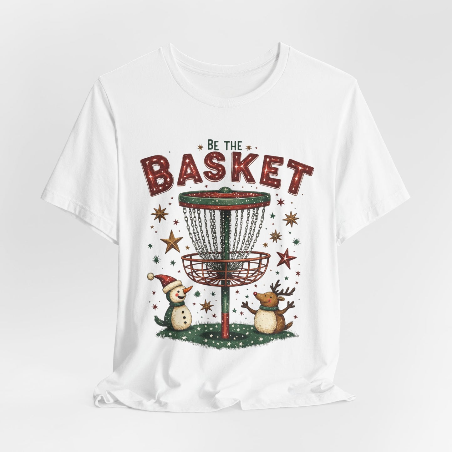 BE THE BASKET Disc Golf Christmas 9 - Disc Golf Unisex T-Shirt