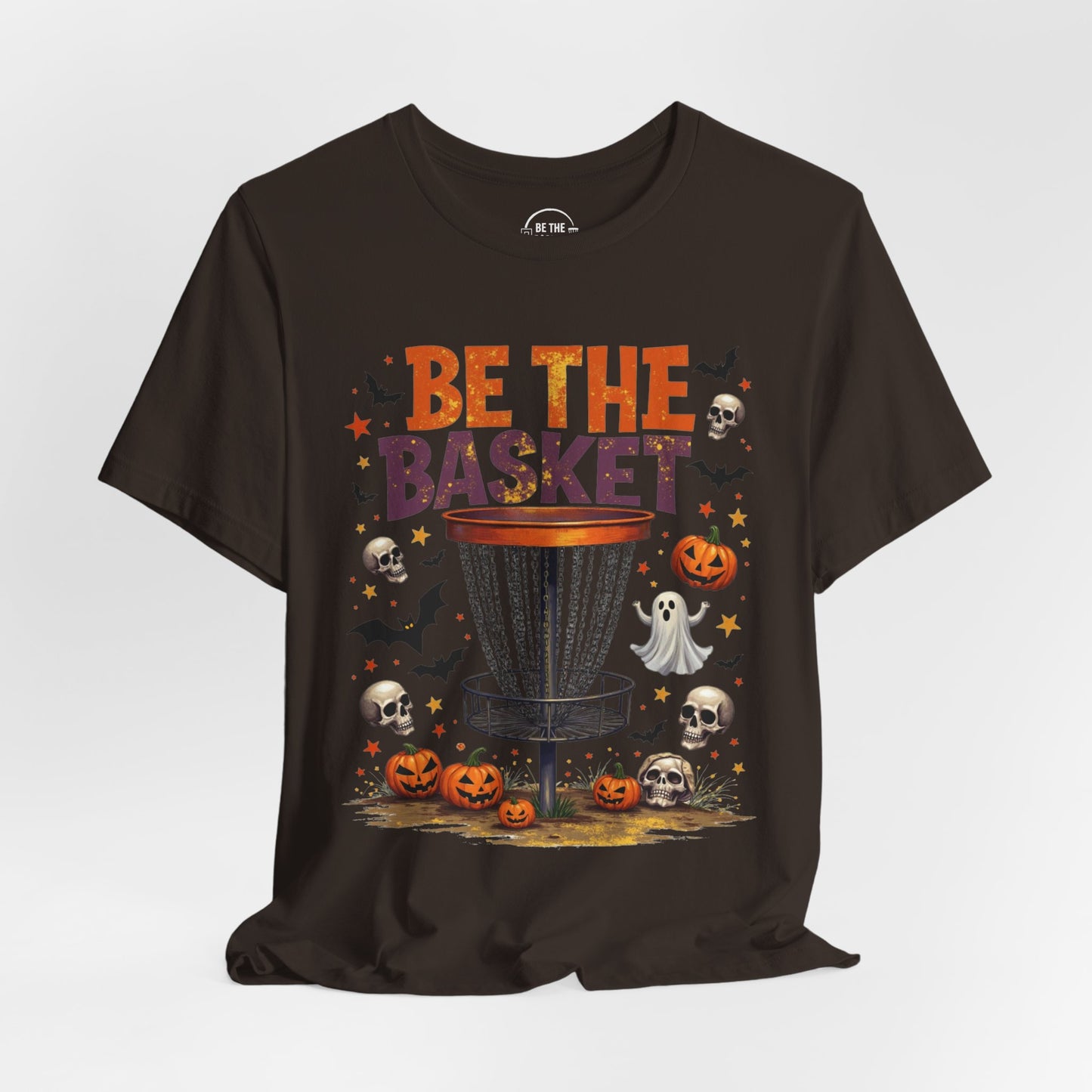 BE THE BASKET Disc Golf Halloween Design 13, Disc Golf Unisex T-Shirt