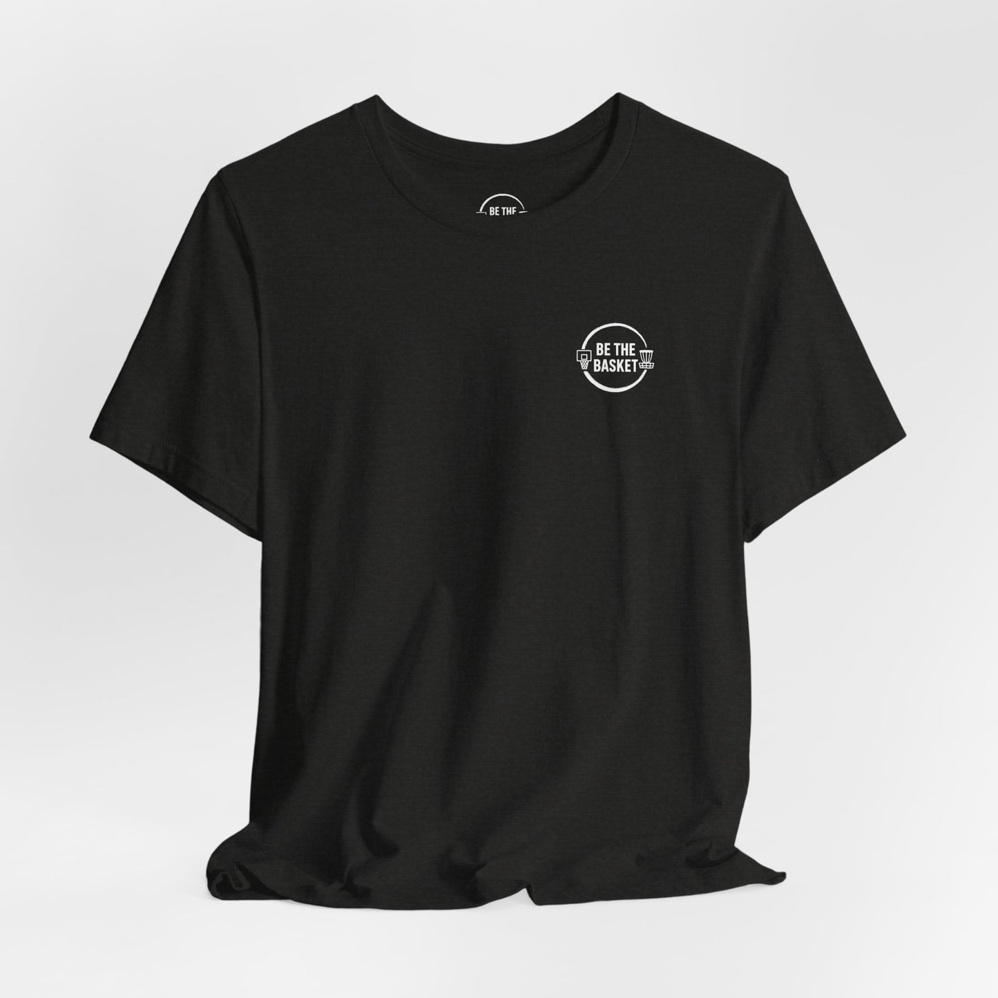 BE THE BASKET Disc Golf America 2026, Celebration Unisex Disc Golf T-Shirt