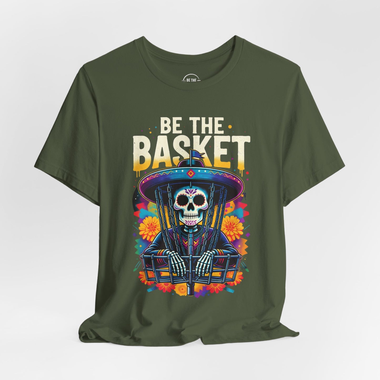 BE THE BASKET Cino De Disc Golf 2 - Unisex Disc Golf T-Shirt