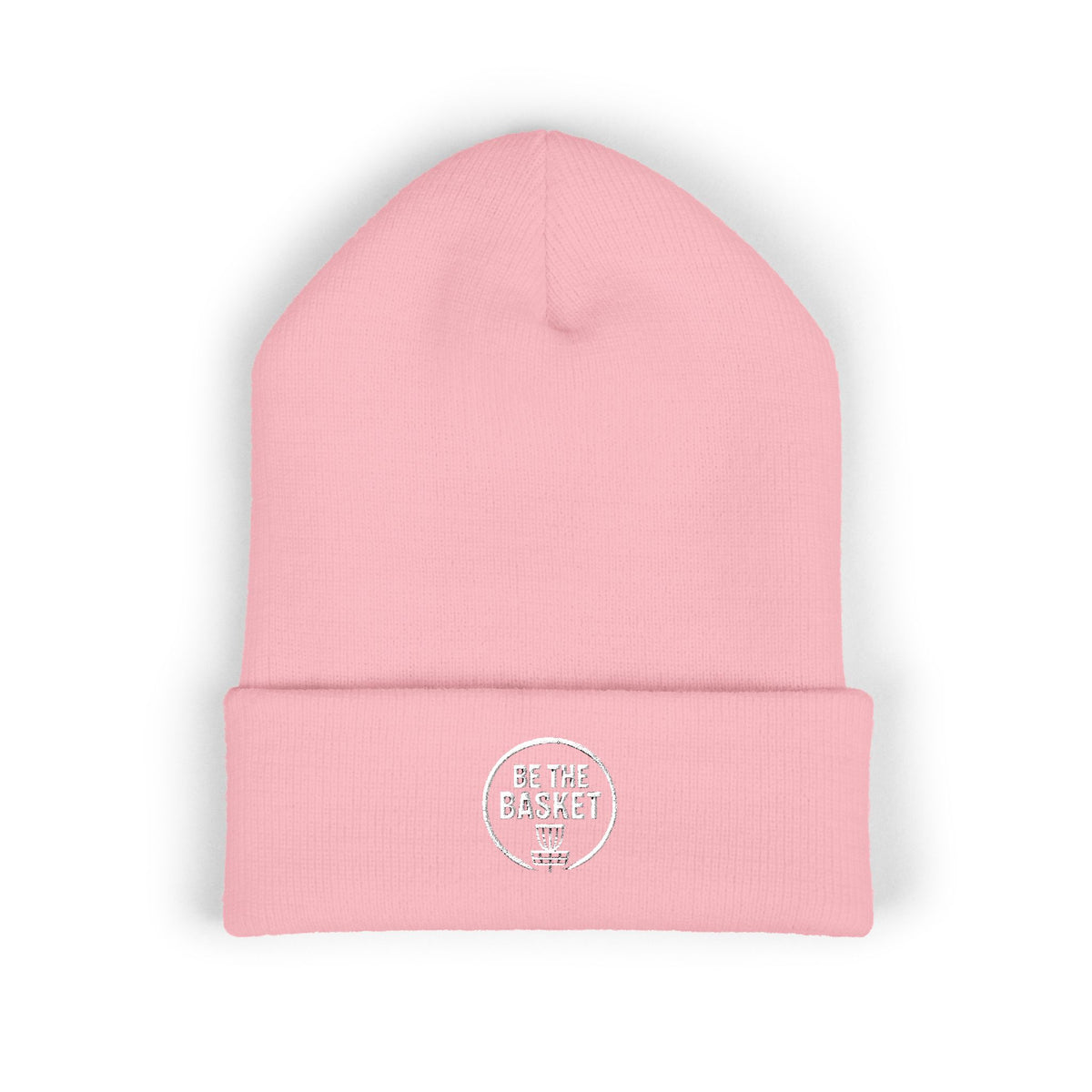 BE THE BASKET Disc Golf Logo Embroidered Beanie