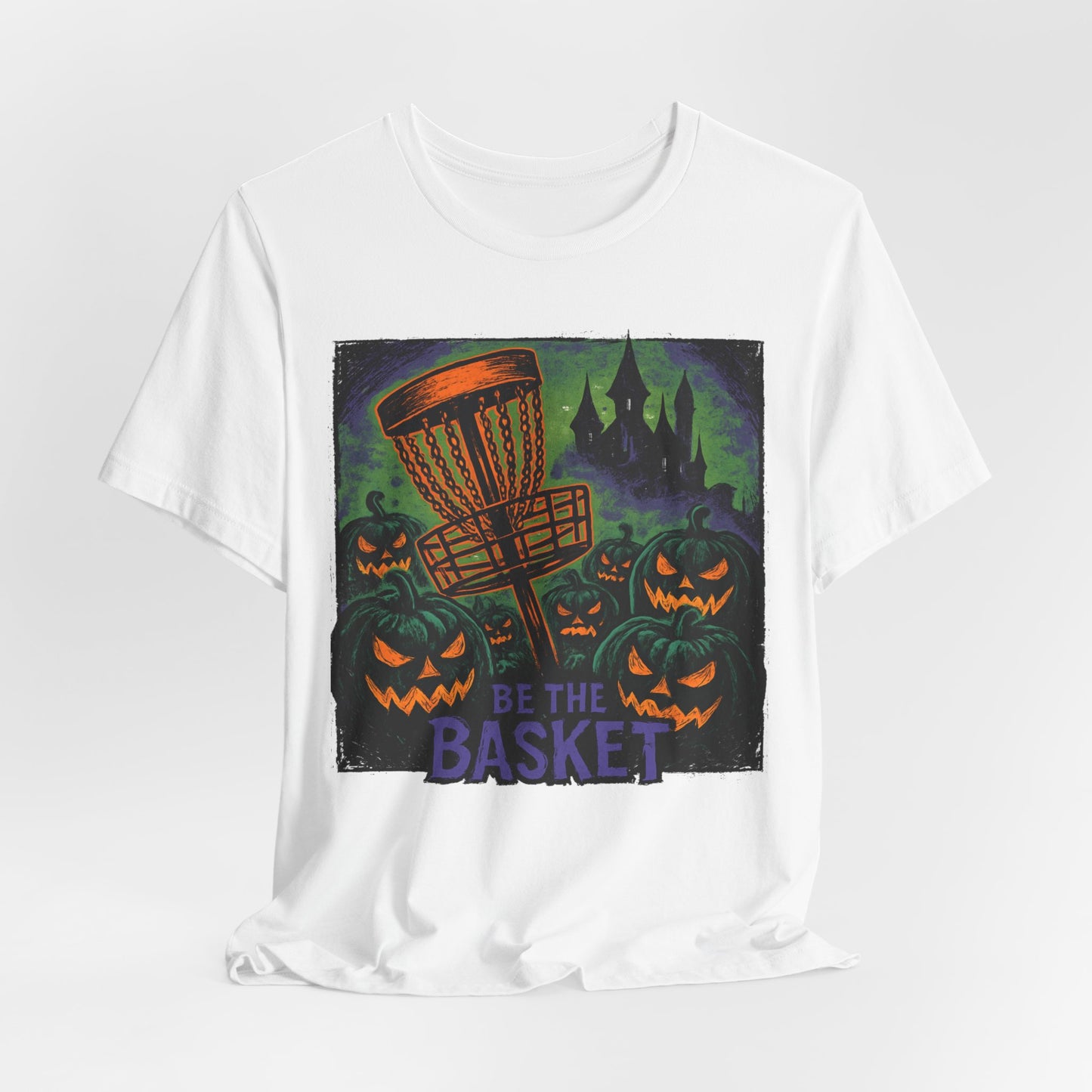 BE THE BASKET Disc Golf Halloween 3, Disc Golf Unisex T-Shirt