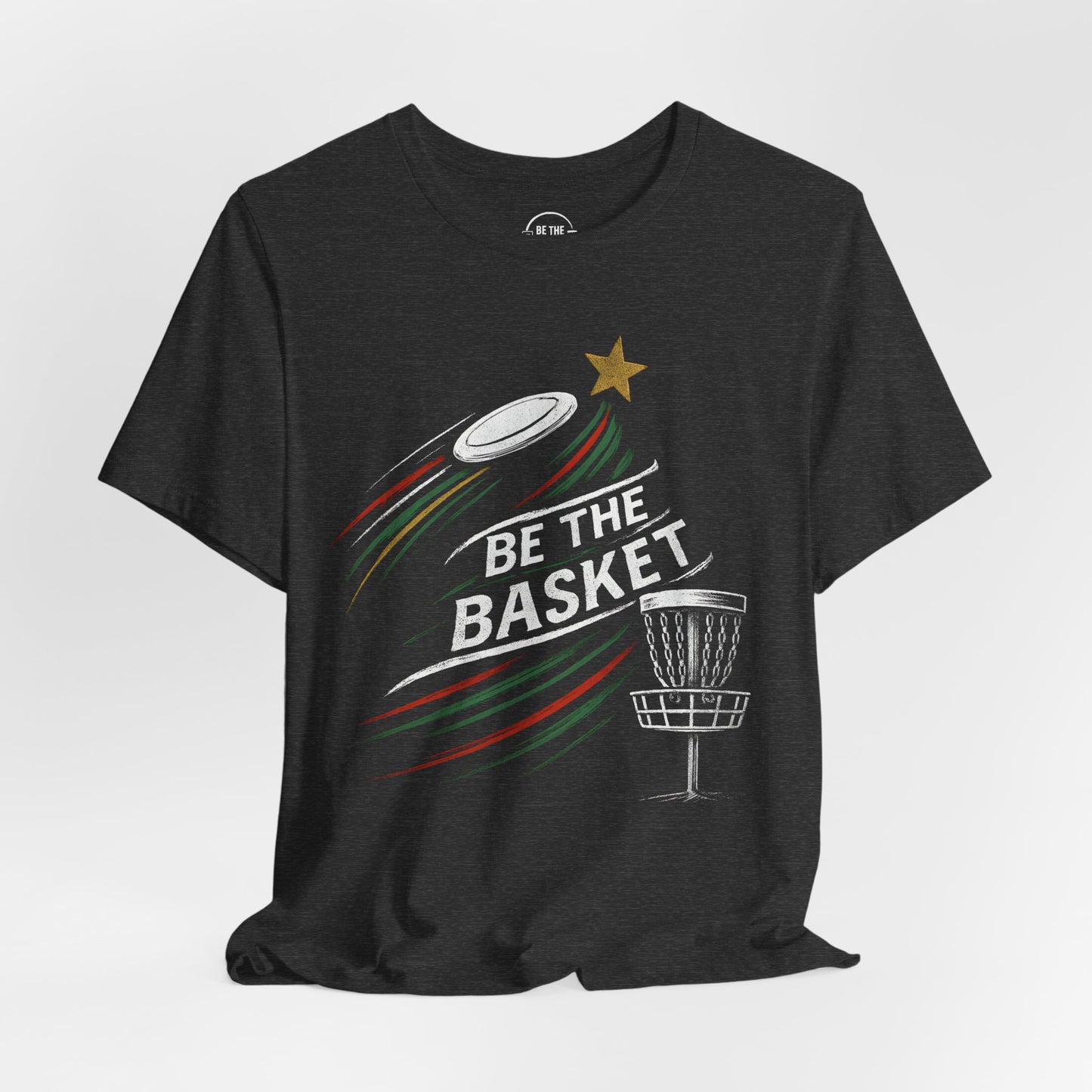 BE THE BASKET Disc Golf Christmas 7 - Disc Golf T-Shirt