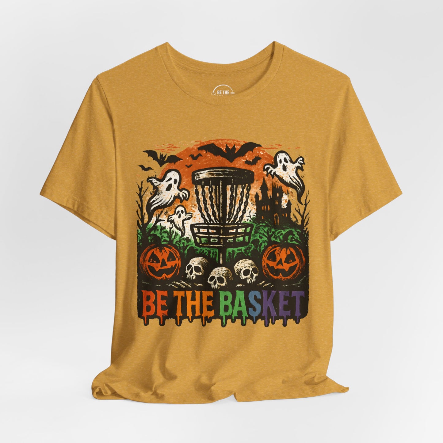 BE THE BASKET Disc Golf Halloween Design 20, Disc Golf Unisex T-Shirt