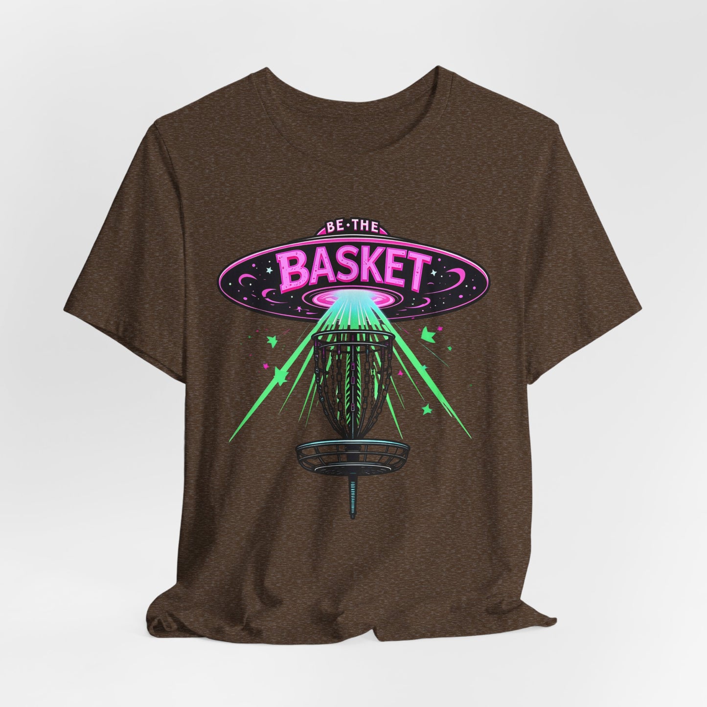 BE THE BASKET Disc Golf Cinco De Spaceship, Unisex T-Shirt, Disc Golf Shirt