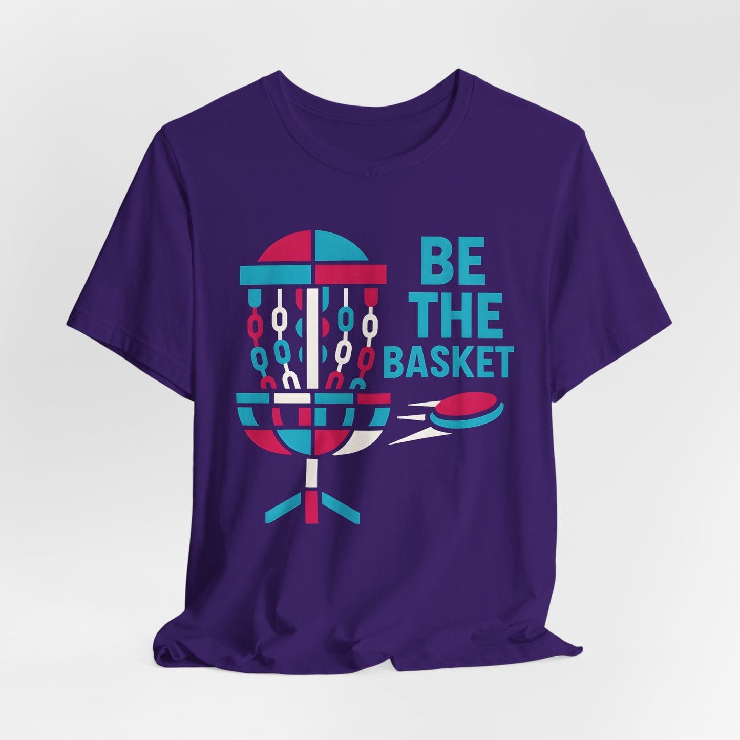 BE THE BASKET Disc Golf Basket Abstract 10, Unisex T-Shirt