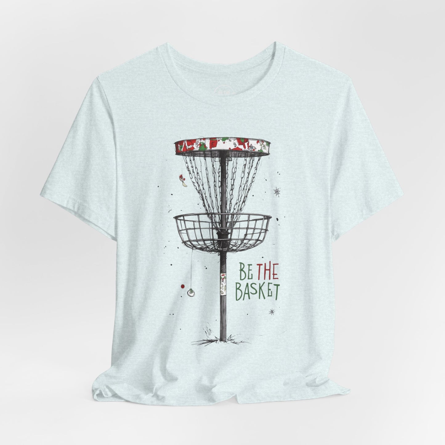BE THE BASKET Disc Golf Christmas 13 - Disc Golf Unisex T-Shirt