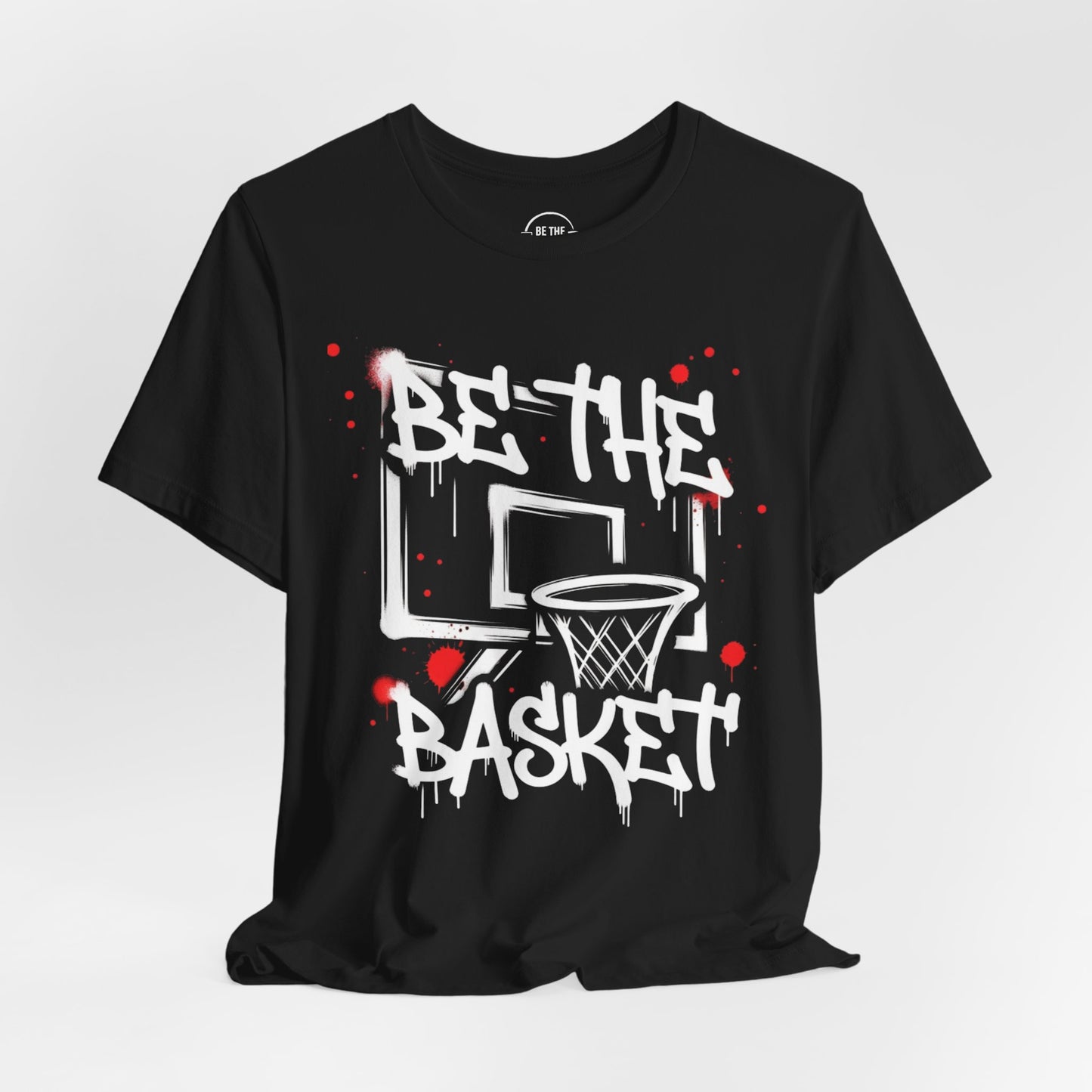 BE THE BASKET Basketball Graffiti Design 1 , Unisex Disc Golf T-Shirt
