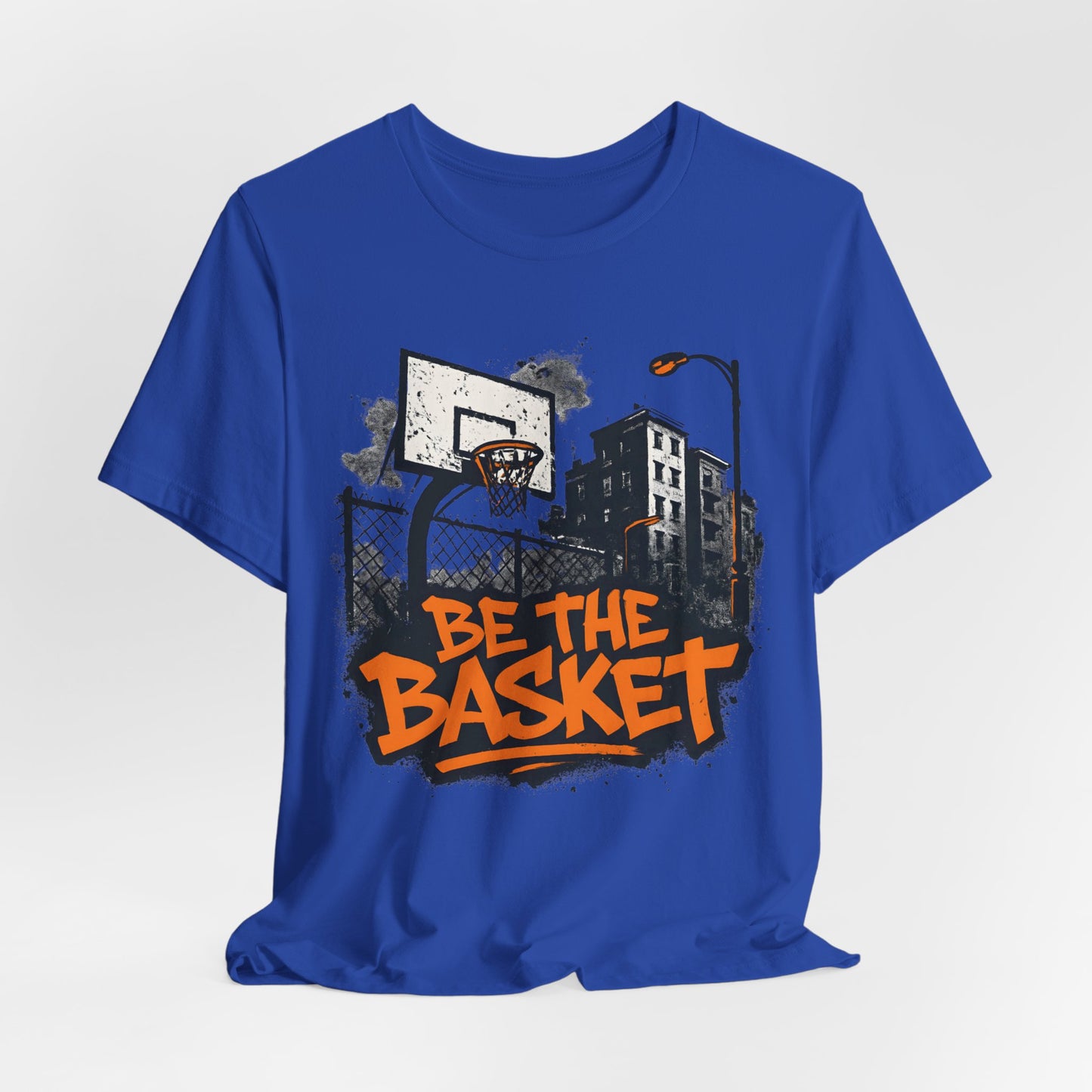 BE THE BASKET Basketball City Graffiti 3, Unisex T-Shirt, Disc Golf Shirt