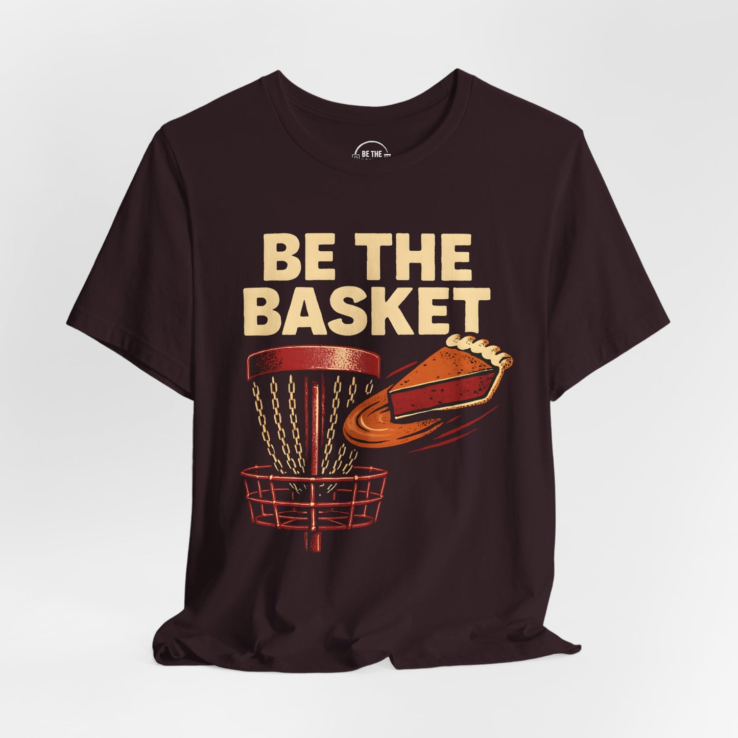 BE THE BASKET Disc Golf RL Pumpkin Pie, Disc Golf Unisex T-Shirt