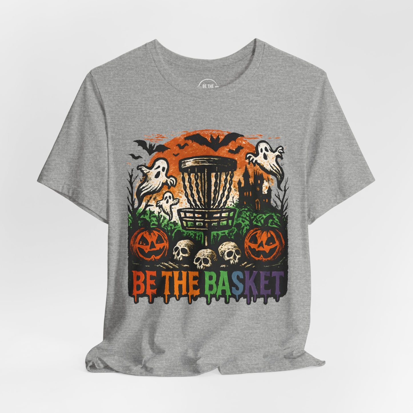 BE THE BASKET Disc Golf Halloween Design 20, Disc Golf Unisex T-Shirt