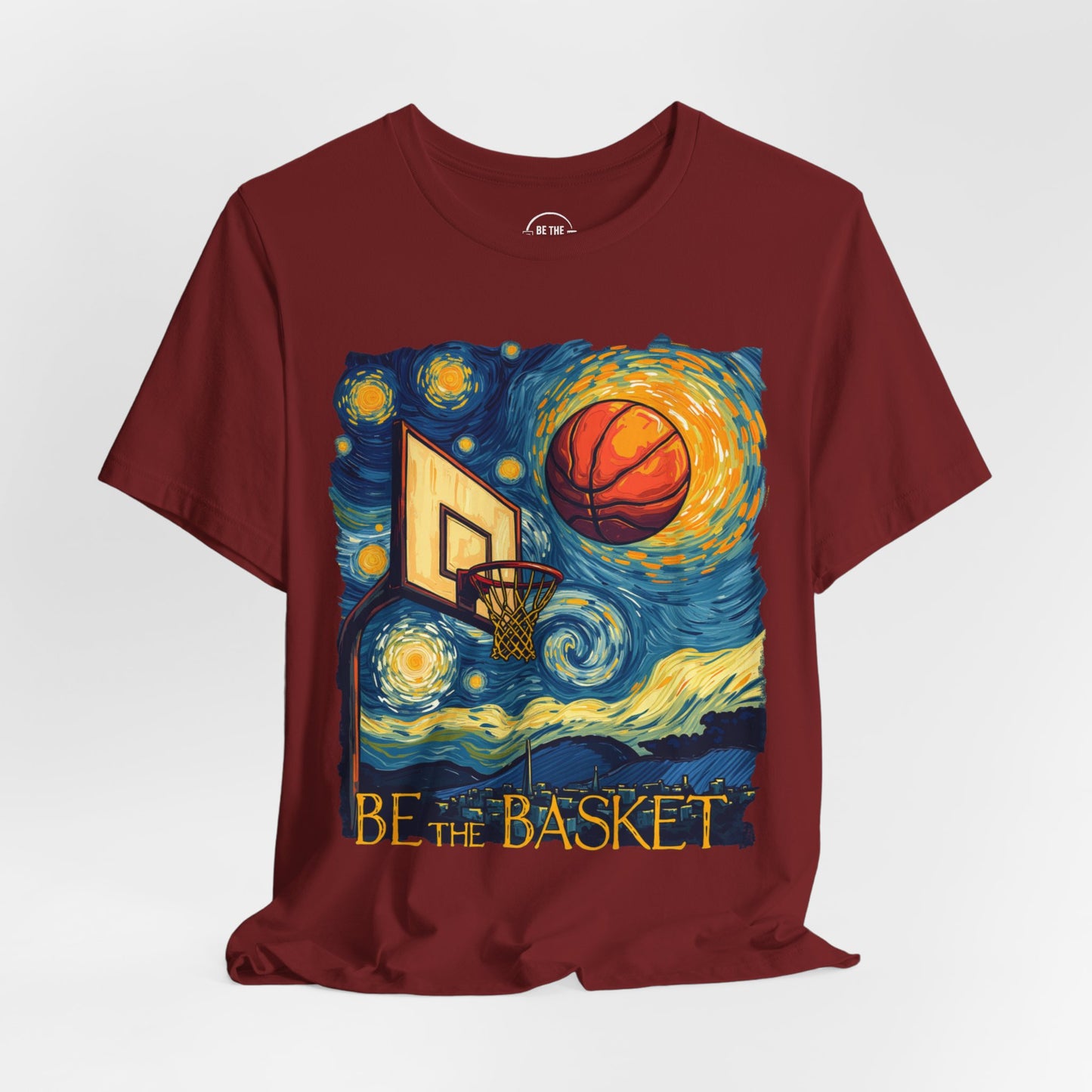 BE THE BASKET Basketball VG3 - Unisex Basketball T-Shirt