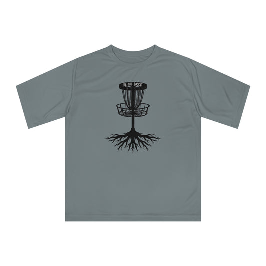 BE THE BASKET Disc Golf Tree Of Life , Unisex Performance T-Shirt, Disc Golf Shirt