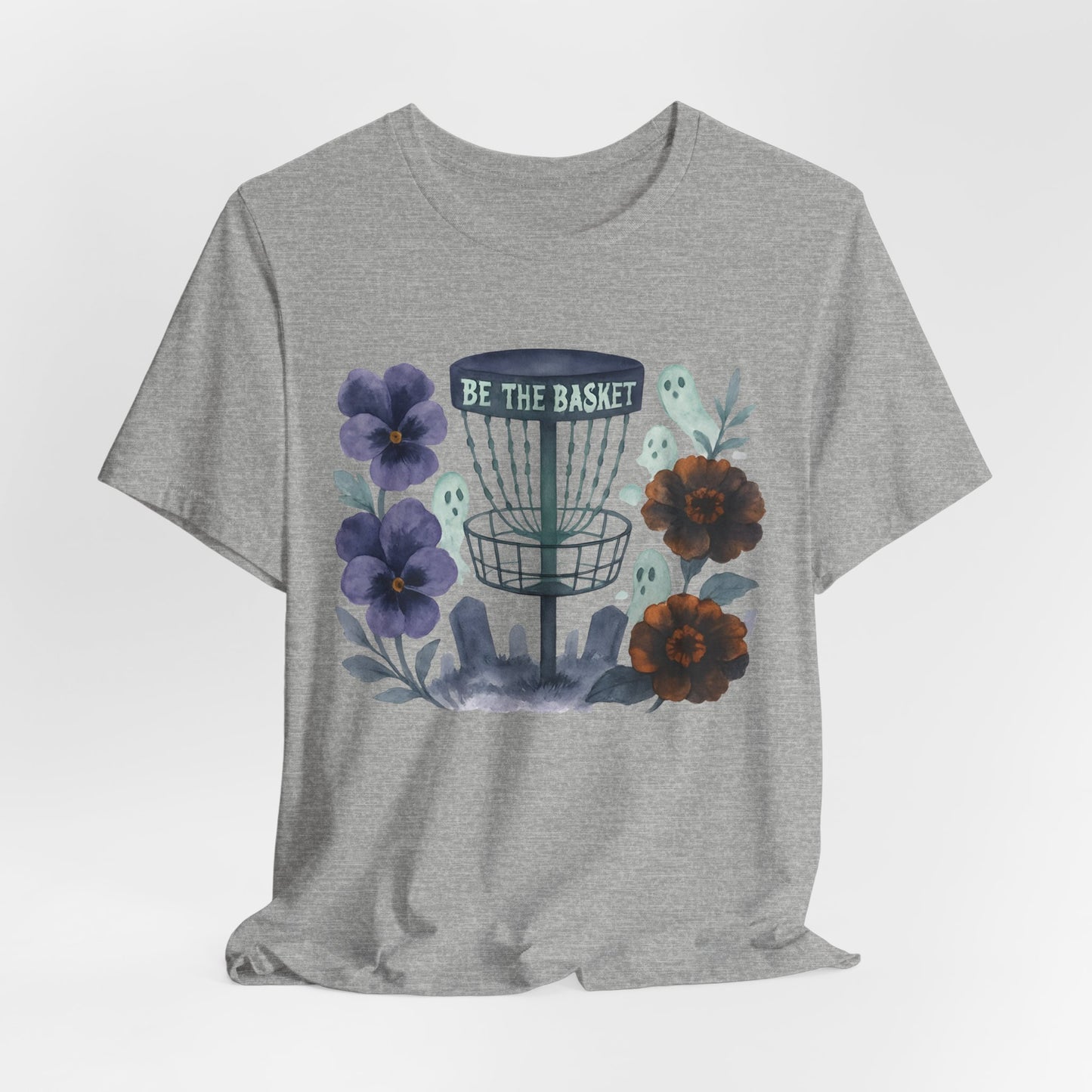 BE THE BASKET Disc Golf Halloween Design 7, Disc Golf Unisex T-Shirt