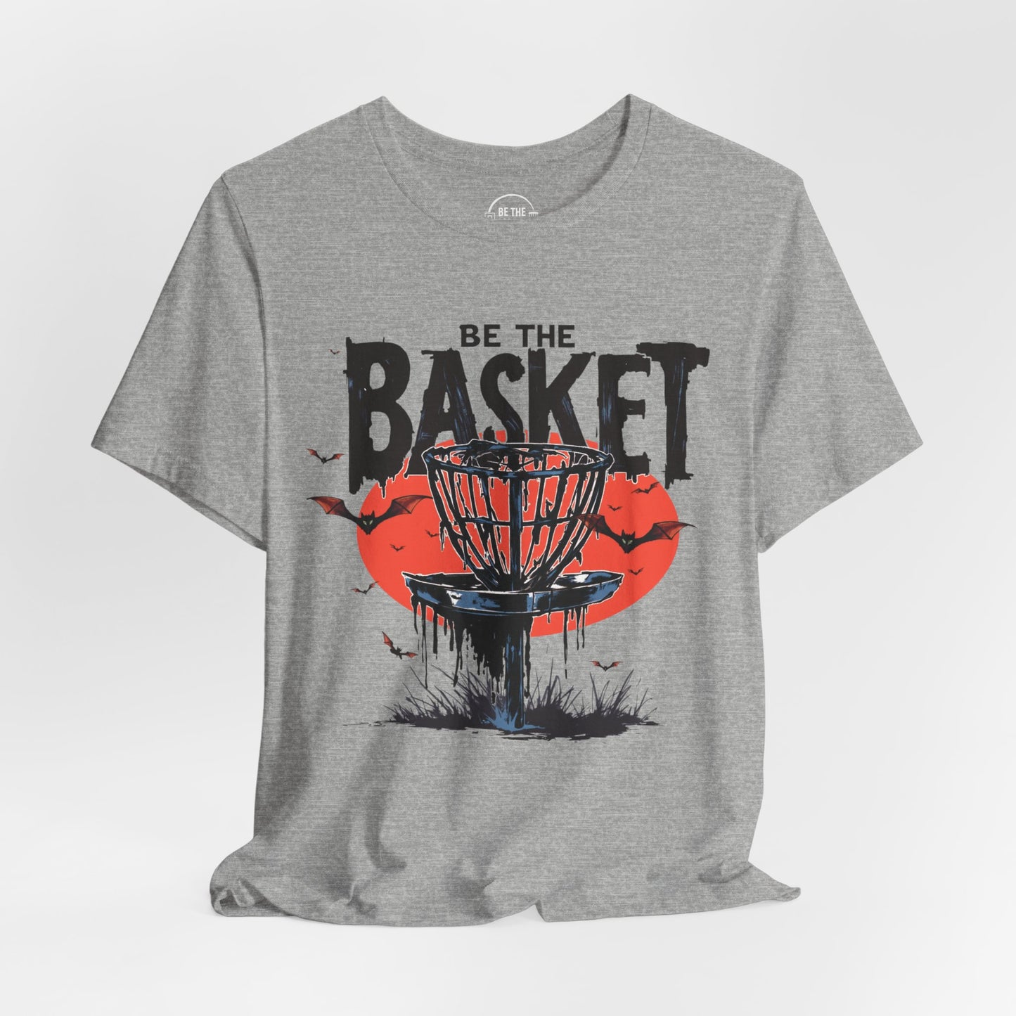 BE THE BASKET Disc Golf Halloween Design 16, Disc Golf Unisex T-Shirt