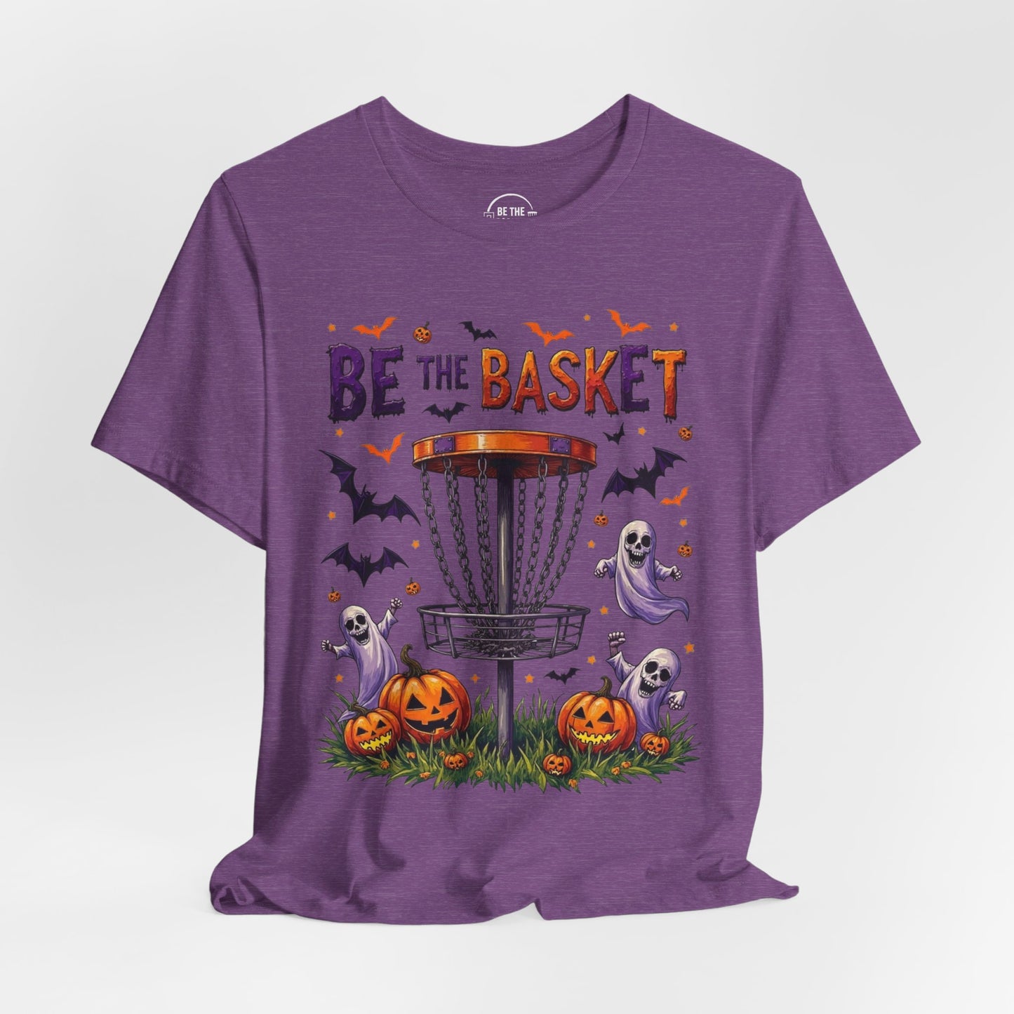 BE THE BASKET Disc Golf Halloween Design 14, Disc Golf Unisex T-Shirt
