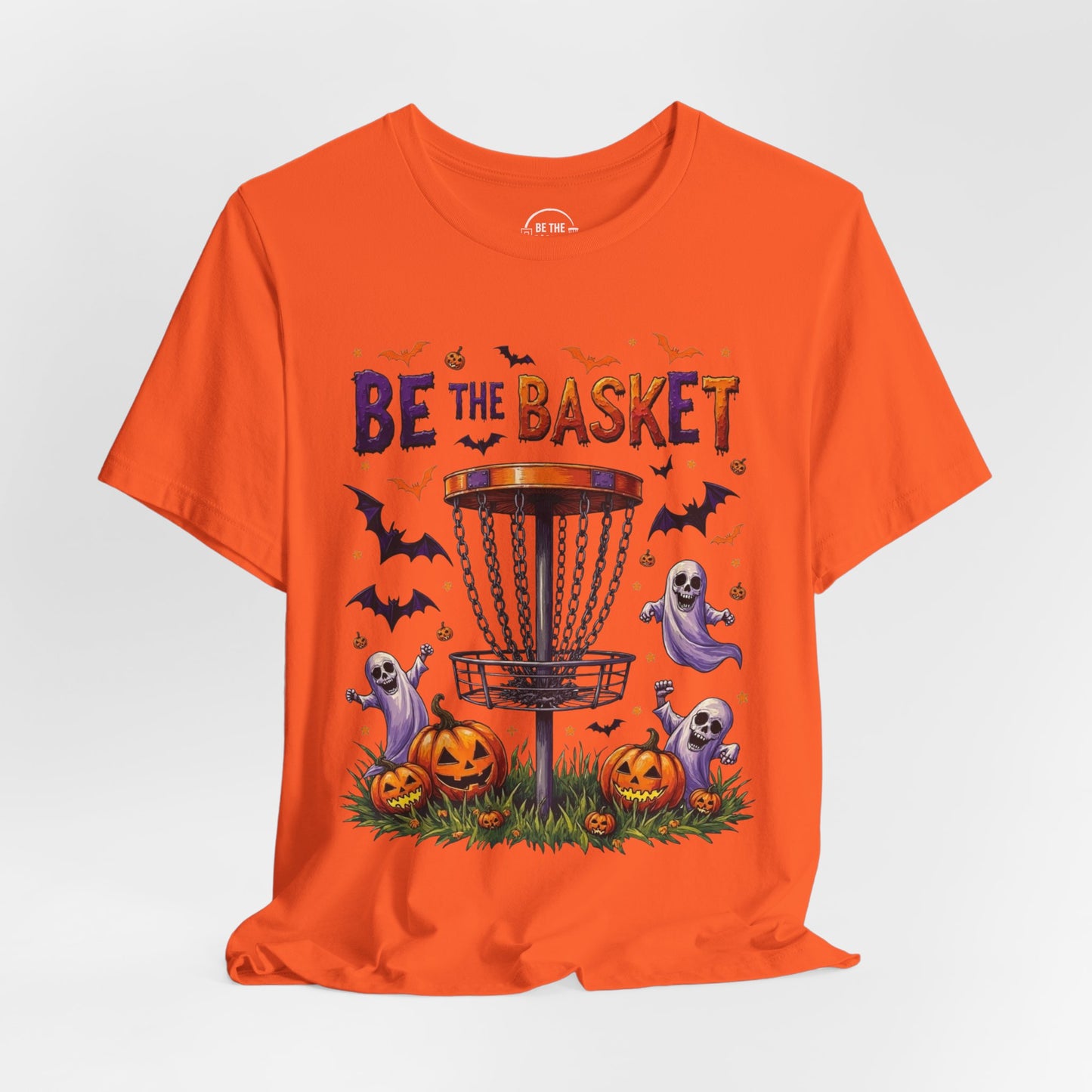 BE THE BASKET Disc Golf Halloween Design 14, Disc Golf Unisex T-Shirt